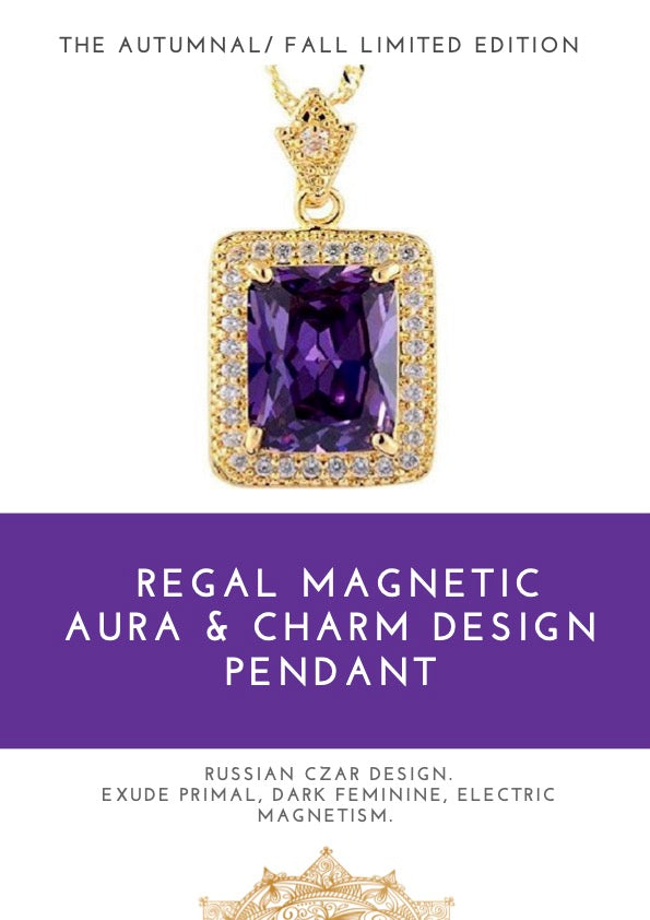 LIMITED EDITION Regal MAGNETIC AURA & CHARM Russian Czar Design Pendant - The Spartanite Store