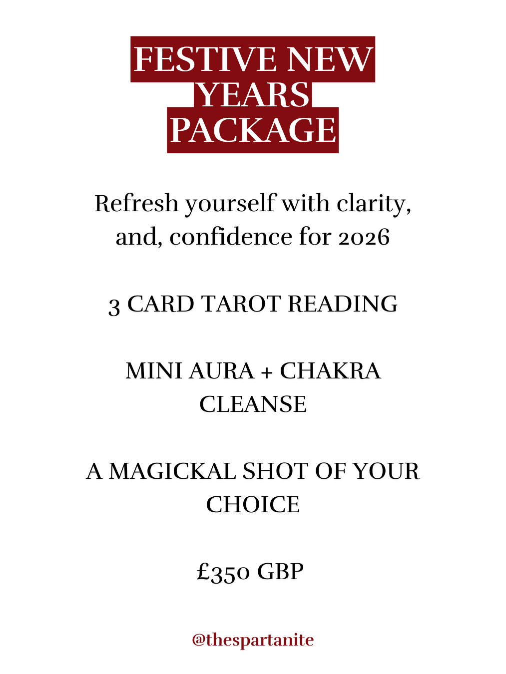 Festive Package 2026