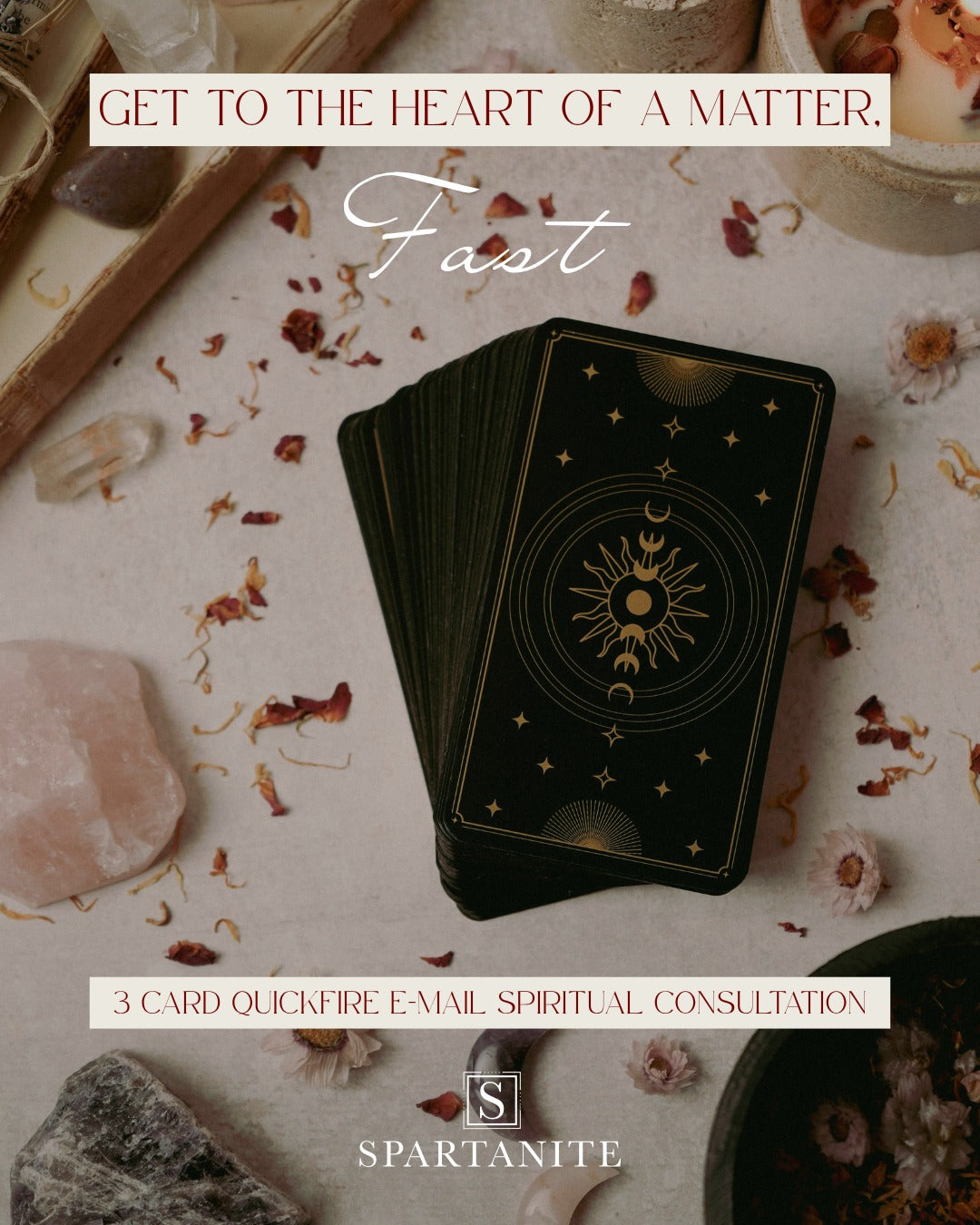 3 Card QUICKFIRE Email Spiritual Consultation