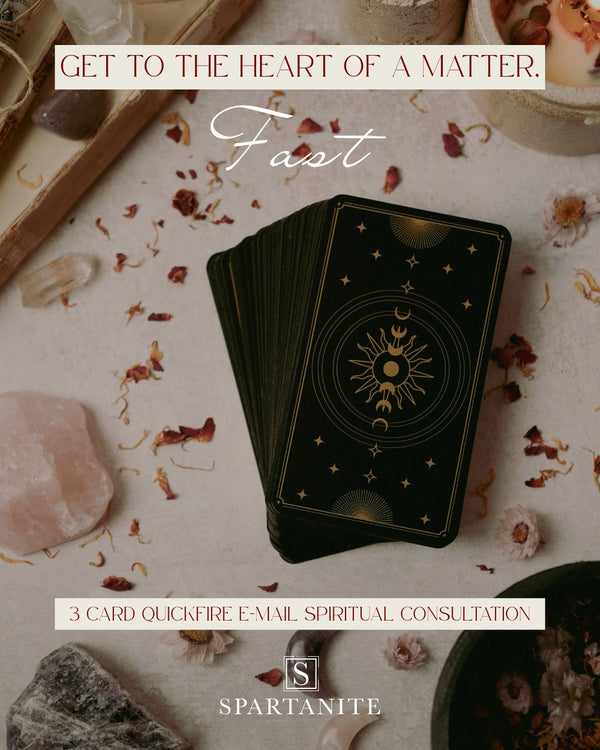 3 Card QUICKFIRE Email Spiritual Consultation