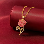 Load image into Gallery viewer, Bune Rose Pendant
