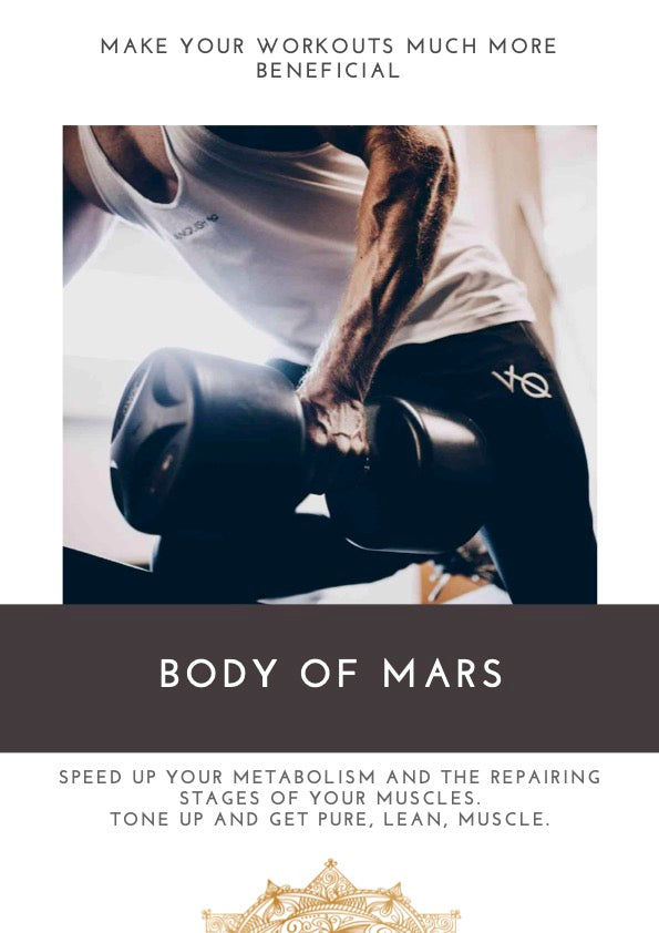 "Body of Mars - Sculpt your dream physique with this transformative ritual. Achieve a balanced, toned, and powerful body that radiates confidence and attraction."