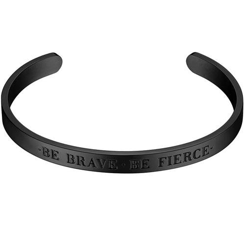 "Driven Determination & Raw Oceanic POWER Unisex Bangle Cuff - Unleash your inner strength, master organization, and achieve your goals with this powerful piece."