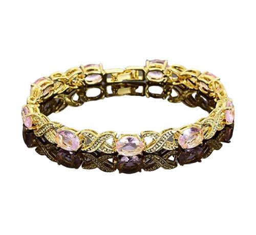 Pink Sapphire Trauma & Abuse Healing Bracelet - The Spartanite Store
