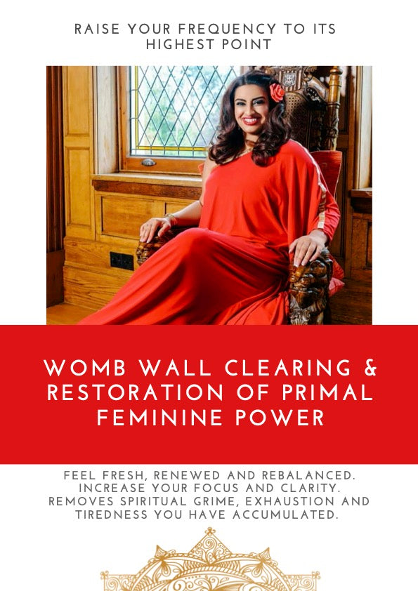 Spartanite WOMB WALL CLEARING & Restoration Of PRIMAL FEMININE Power - The Spartanite Store